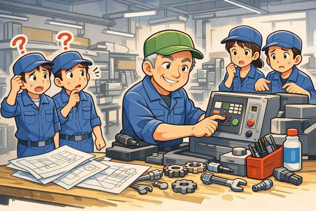 作業者が作業を独り占めして、ほかに渡さない